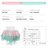 Kailh Box Marshmallow Switch Cilcky RGB Switches - DIYKEY