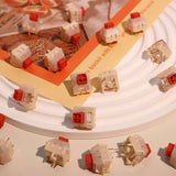 kailh box Red Pudding Keyboard Switch Linear Smooth Switches - DIYKEY