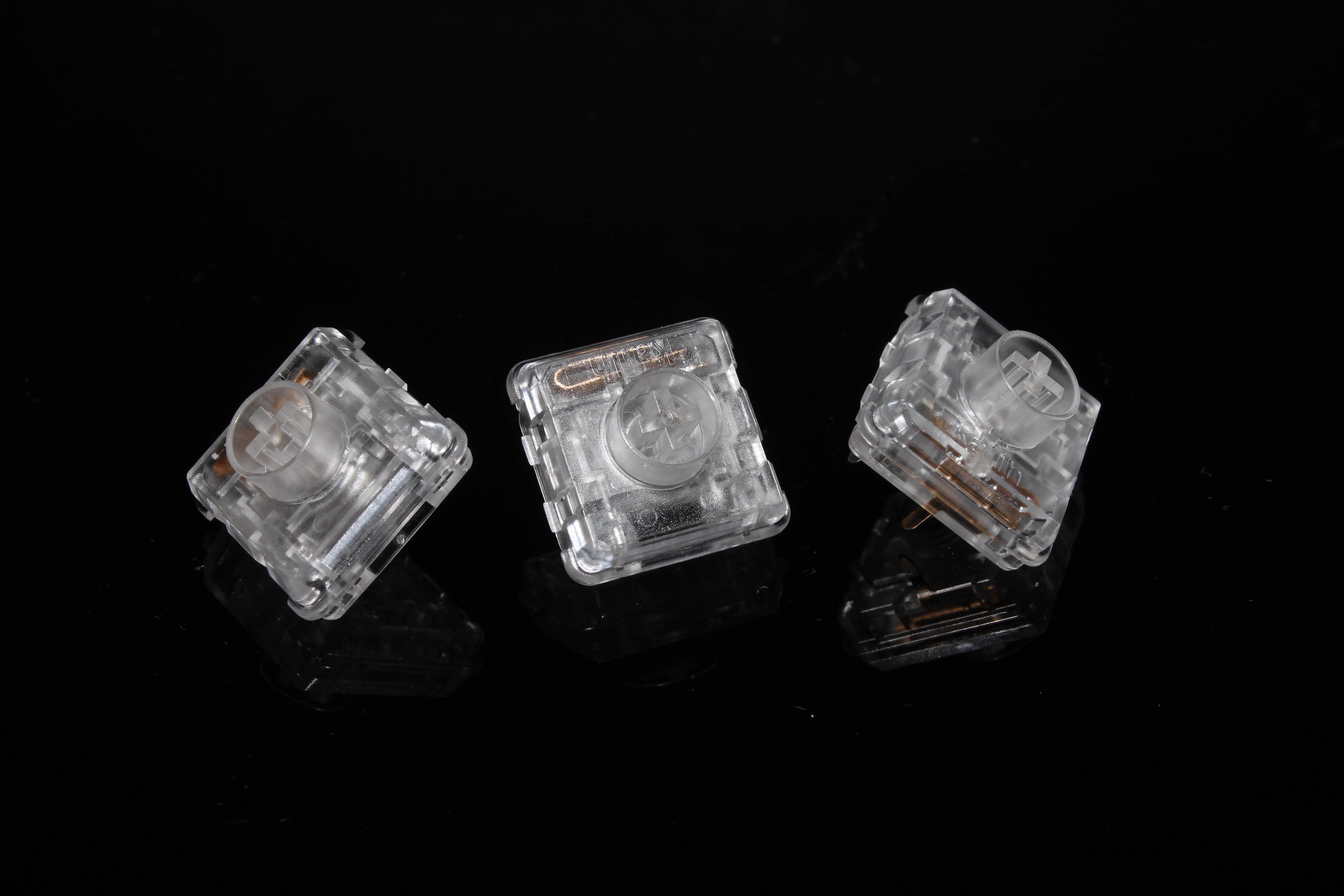 Kailh Choc V2 transparent Low Profile Linear Jellyfish RGB Crystal Switches