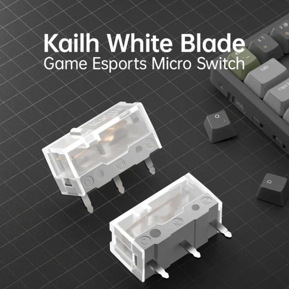 Kailh GM Mouse Micro Switch White Blade Game Esports Micro Switch GM X 100 Million Click lifetime Main image