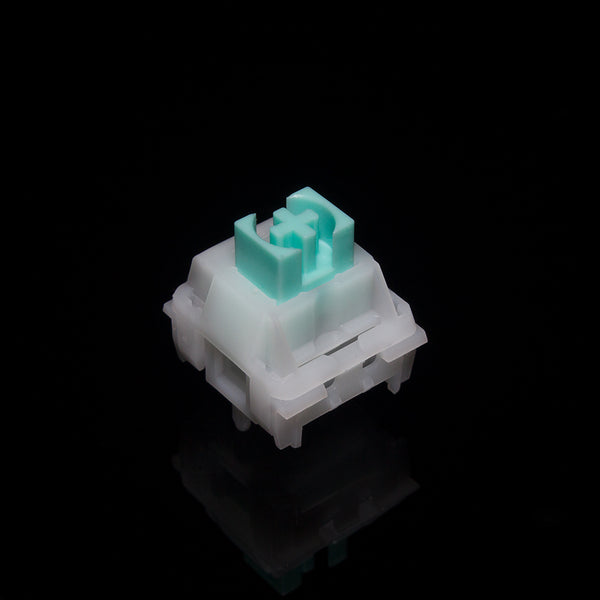 DIYKEY - FL·ESPORTS x Kailh cool mint linear keyboard switch - mint green/white plastic component