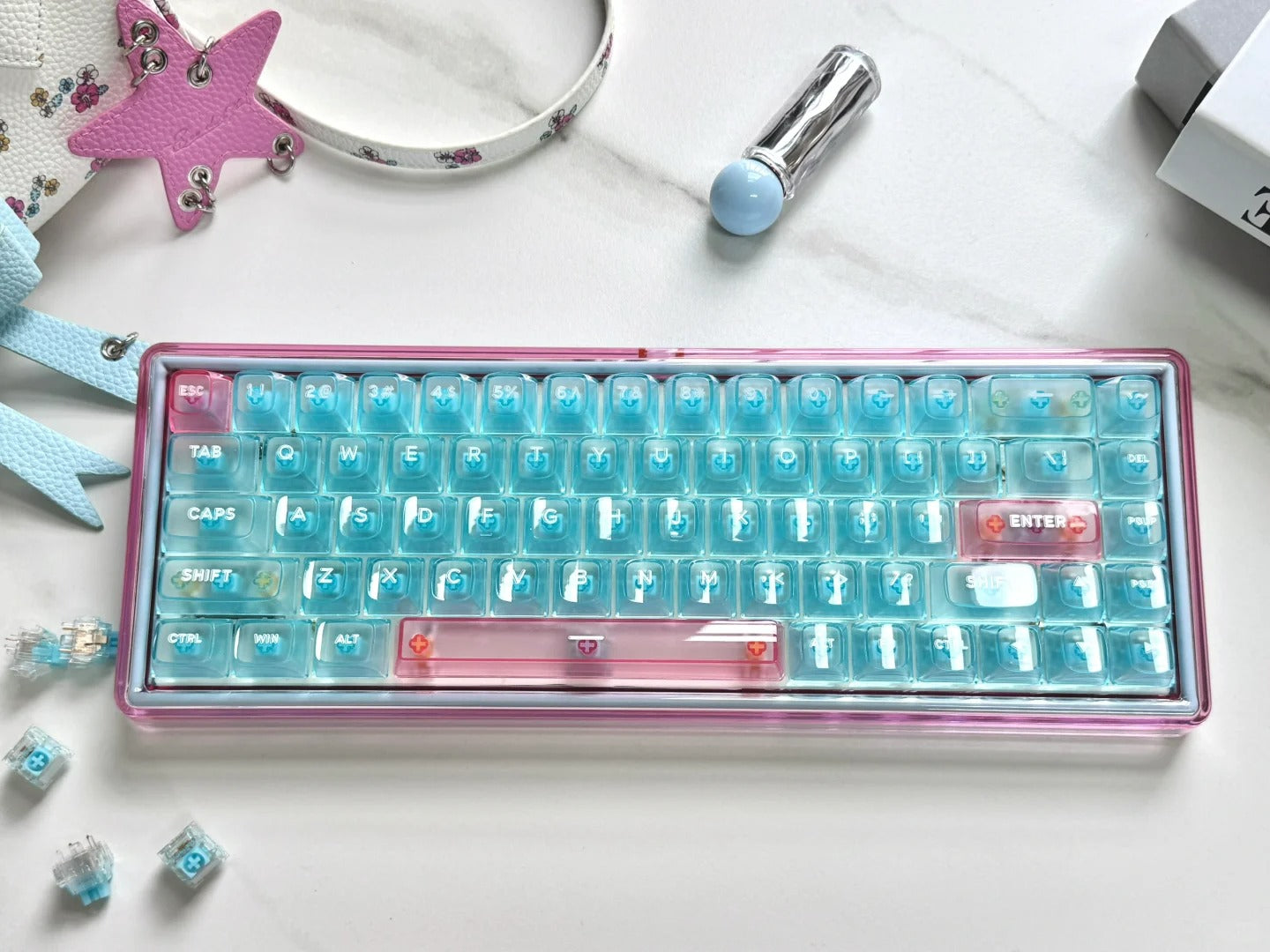 Kailh * Ainbell Ocean Heart Silent Switch 40g Silent like walking on snow for keyboard switches