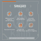 Kailh GM Mouse Micro Switch White Blade Game Esports Micro Switch GM X 100 Million Click lifetime