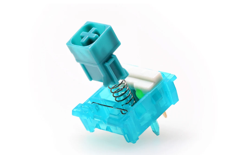 Kailh BOX Midnight Jade Switches — Clicky | 85gf Thick Clickbar · Full PC · IP56