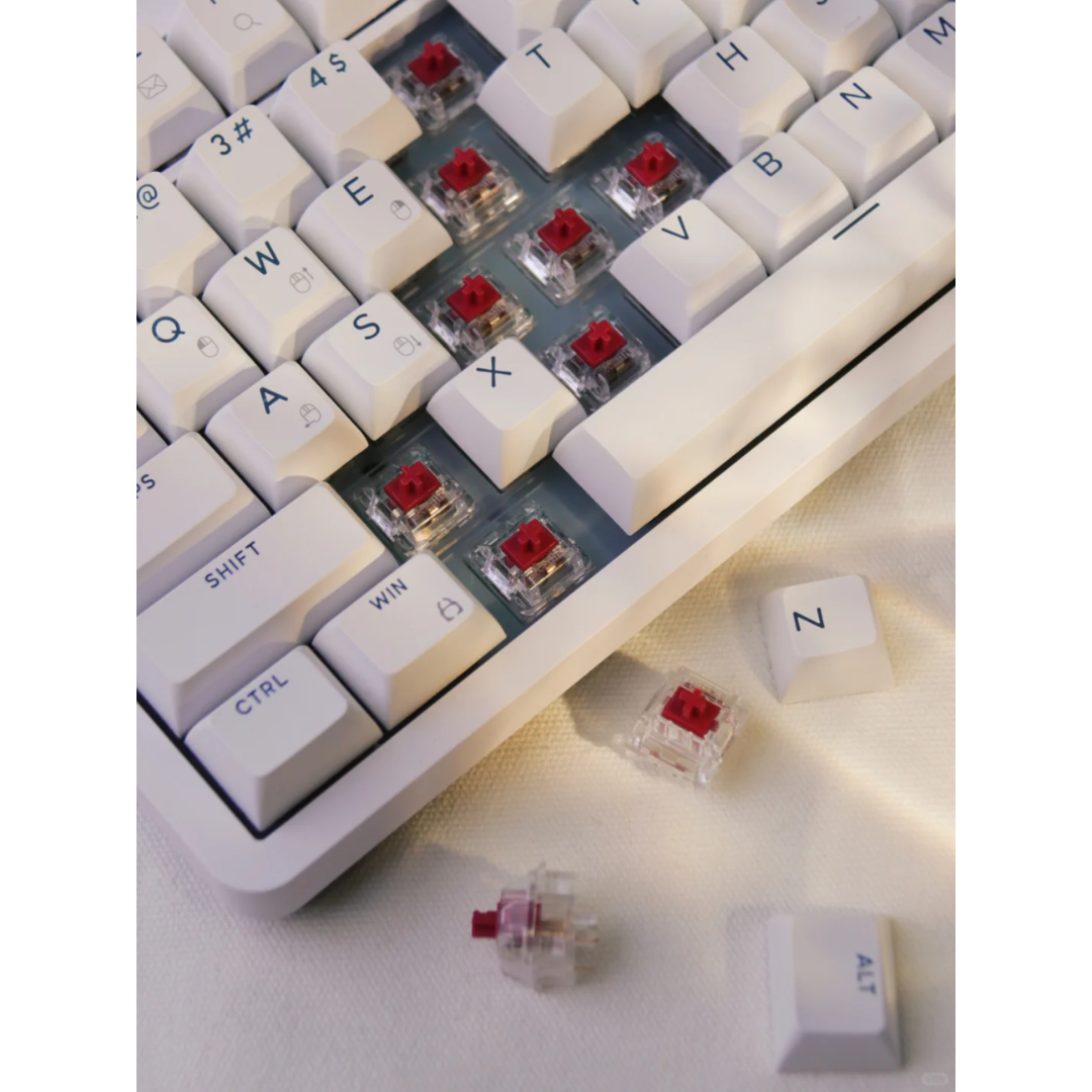 Kailh Crystal Burgundy Pro リニアスイッチ メカニカルキーボード用