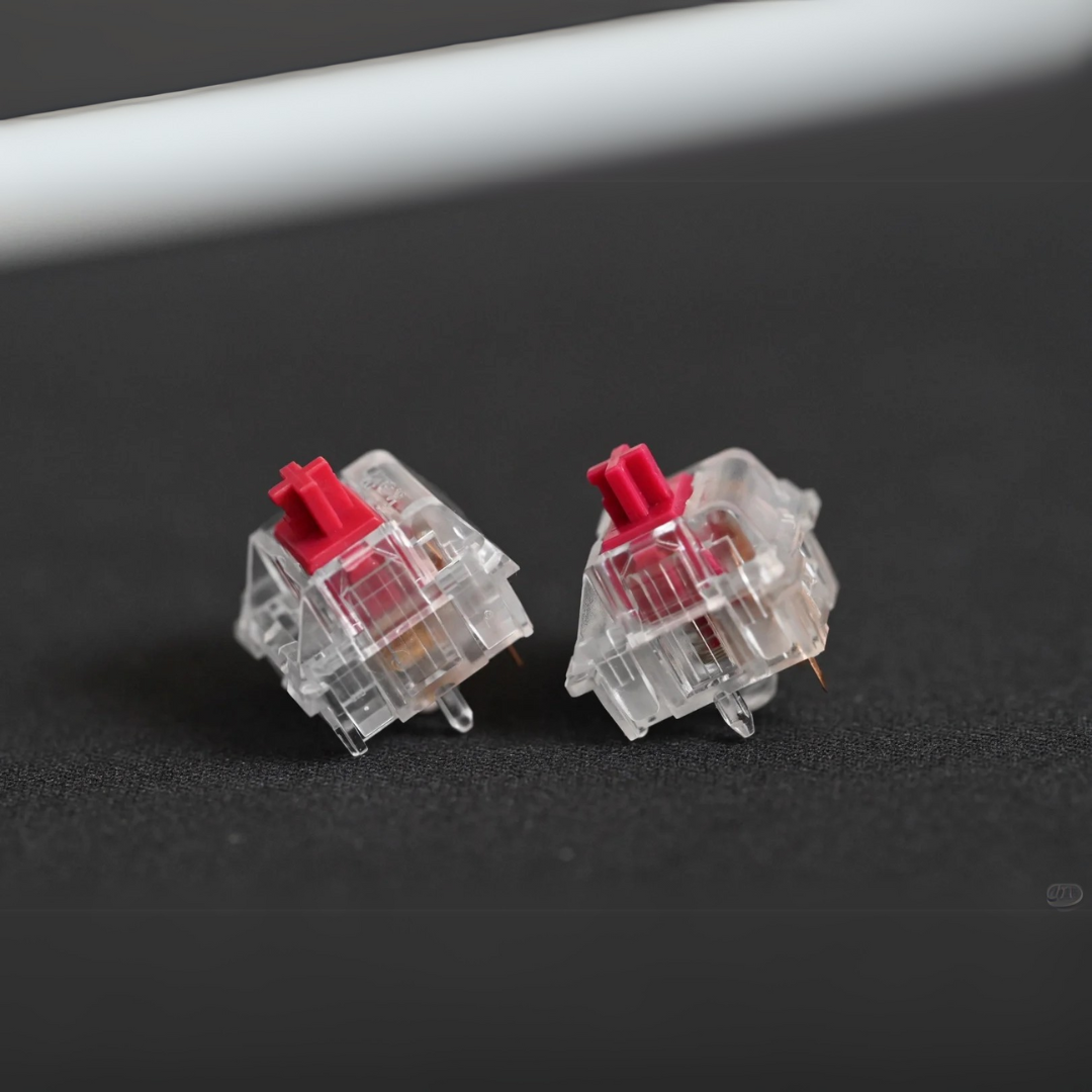 Kailh Crystal Burgundy Pro リニアスイッチ メカニカルキーボード用