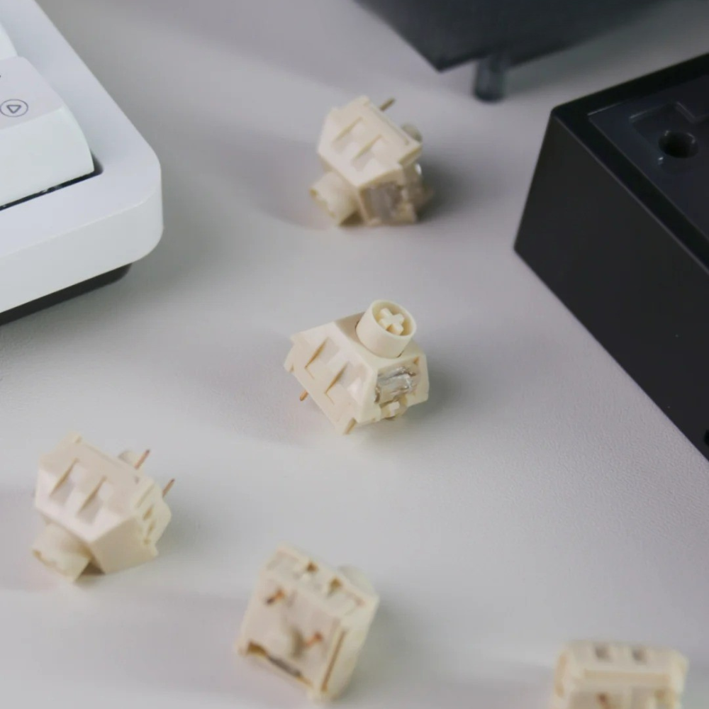 Kailh Box Coconut Latte Switch Linear Silent Office creamy keyboard switches