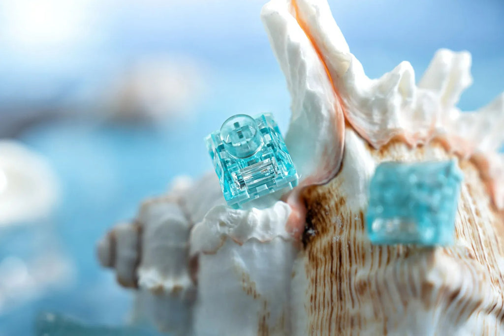 Kailh Prestige Silent Switch internal structure — dual-layer silicone dampener