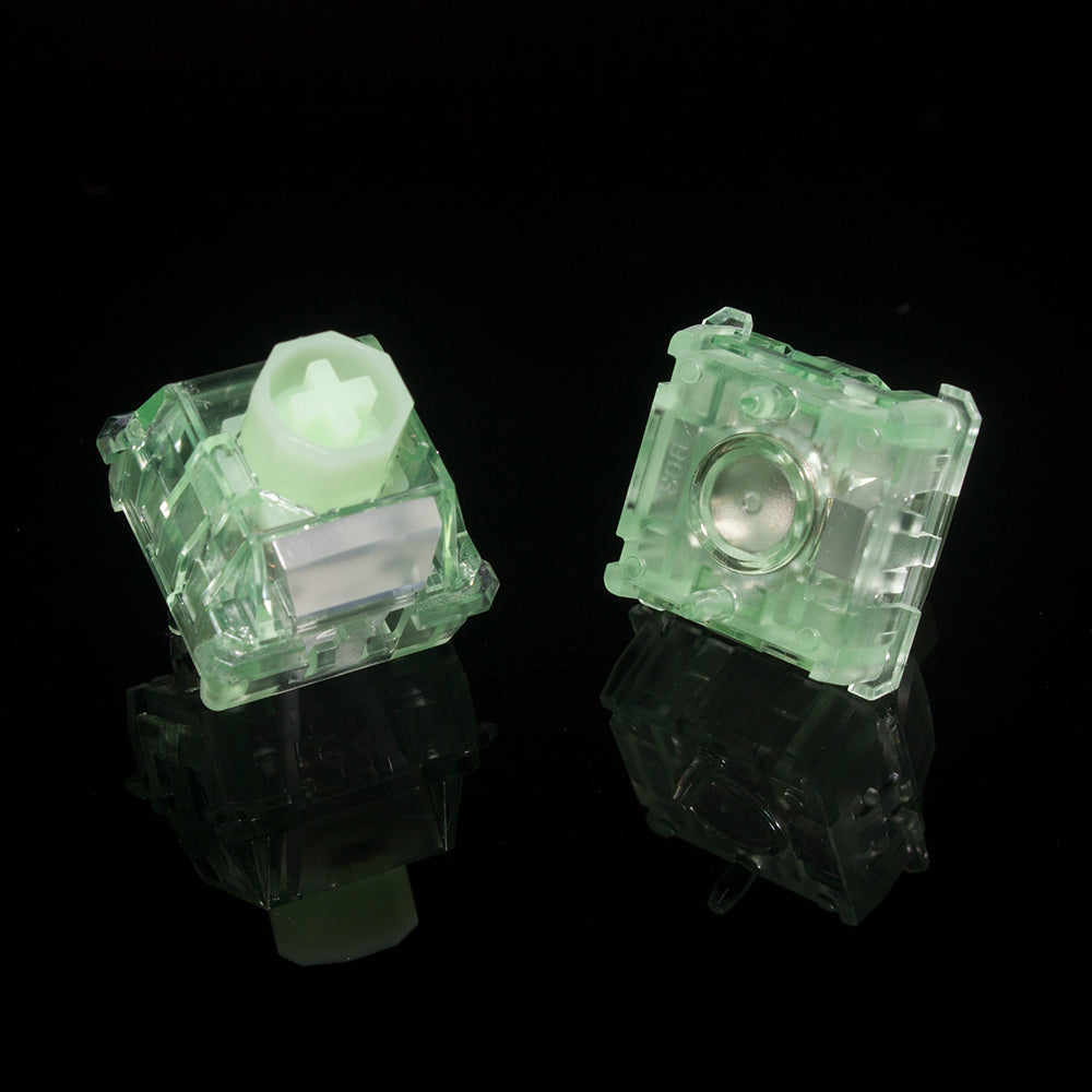 Wuque Studio Flux Clacky green RGB magnetic switch