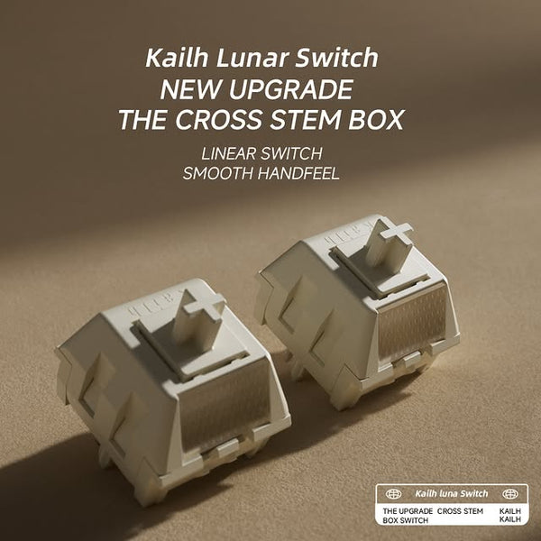 Kailh CROSS STEM BOX Lunar Switch Slope-surfaced Light Pipe HI-FI Switch
