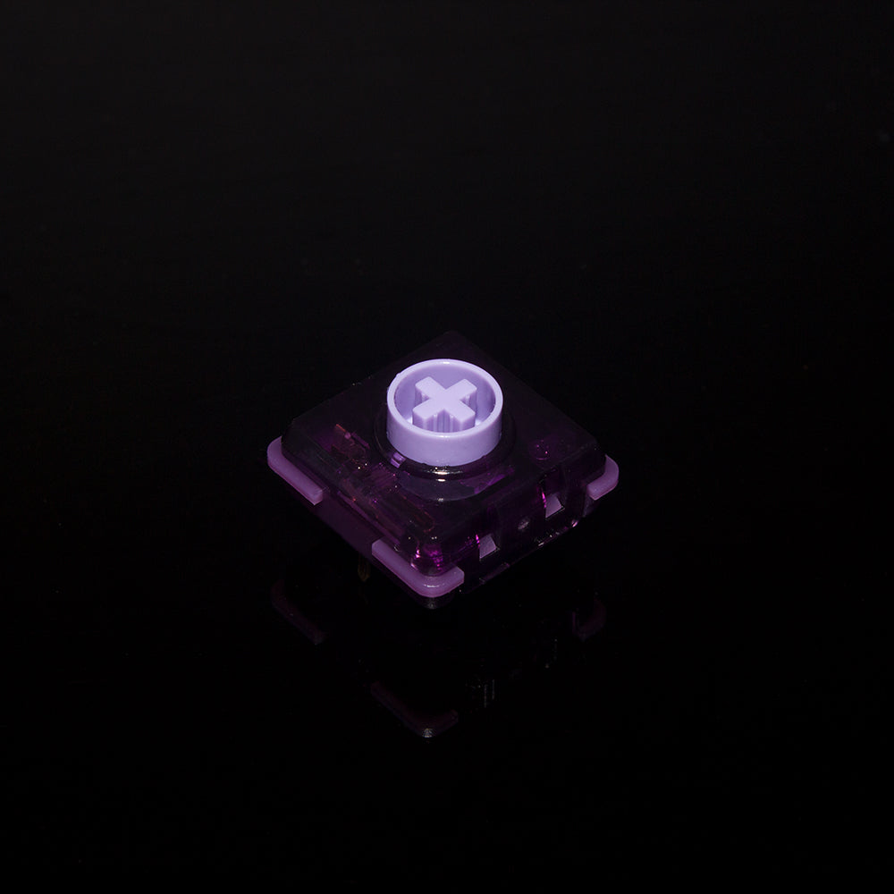 Kailh Purple Iris Linear Fast Actuation Silent Switches Raptor Series Compatible with HITBOX Low Profile Keyboards