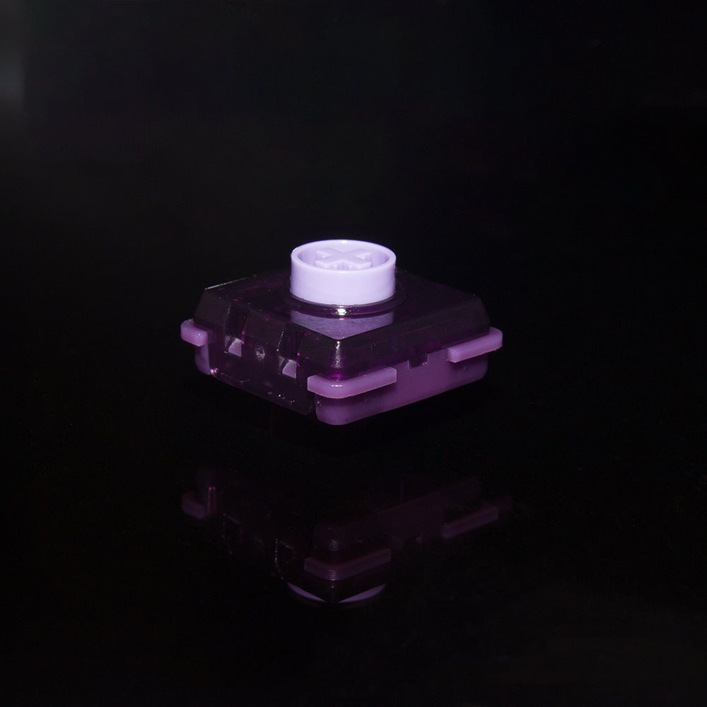 Kailh Purple Iris Linear Fast Actuation Silent Switches Raptor Series Compatible with HITBOX Low Profile Keyboards