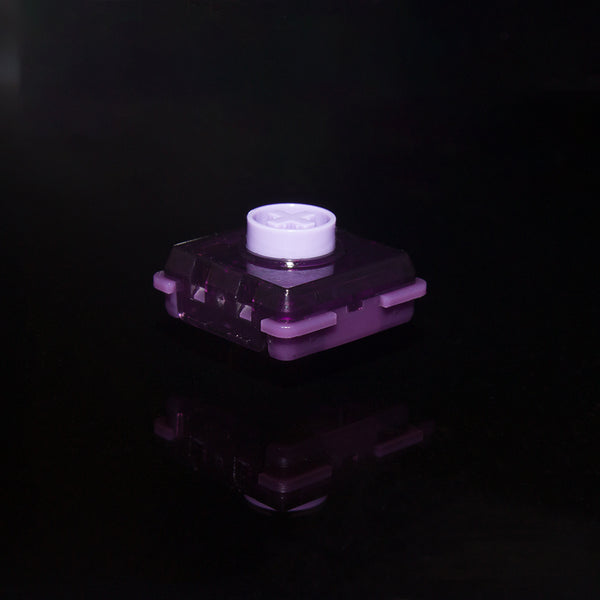 Kailh Purple Iris Linear Fast Actuation Silent Switches Raptor Series Compatible with HITBOX Low Profile Keyboards