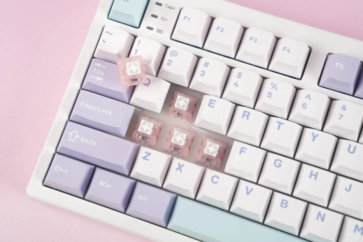 Kailh Lotus Switch – 42gf Light Tactile, POM Stem, IP54 Dustproof, Hot-Swappable Mechanical Keyboard Switch