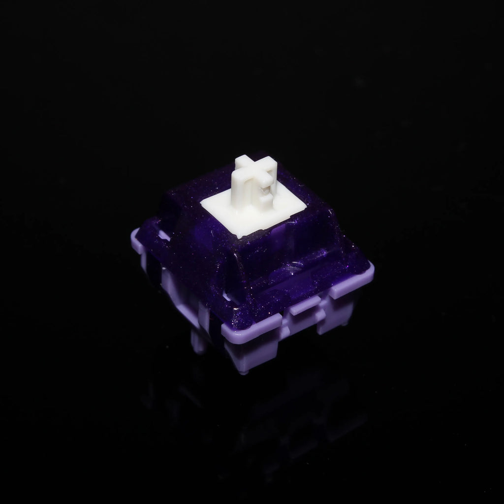 DIYKEY Duhuk Lumia Bitter Tea V2 purple/white tactile switch for custom keyboards