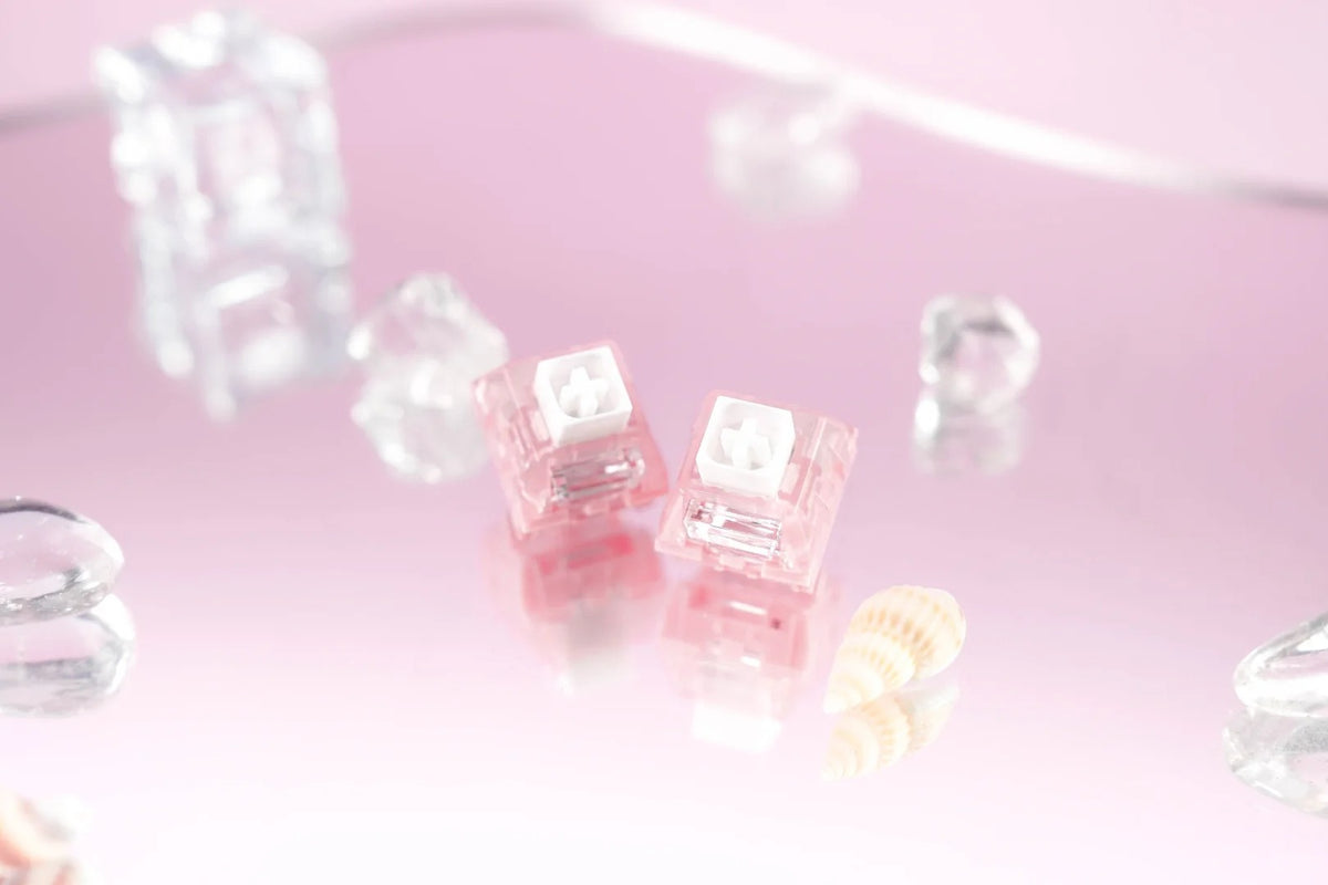 Kailh Lotus Switch – 42gf Light Tactile, POM Stem, IP54 Dustproof, Hot-Swappable Mechanical Keyboard Switch