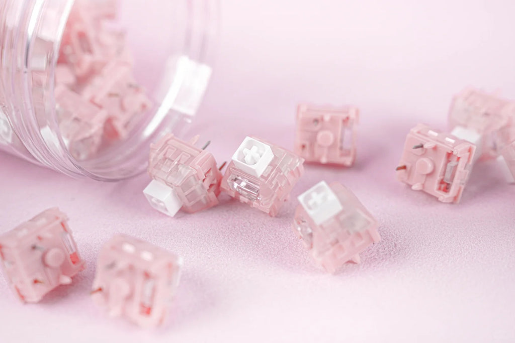 Kailh Lotus Switch – 42gf Light Tactile, POM Stem, IP54 Dustproof, Hot-Swappable Mechanical Keyboard Switch