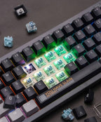 TTC Frozen Silent Bluish White Silent Tactile Switch