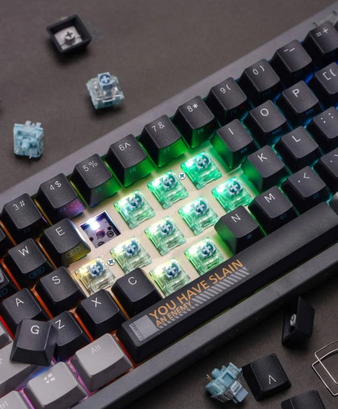 TTC Frozen Silent Bluish White Silent Tactile Switch