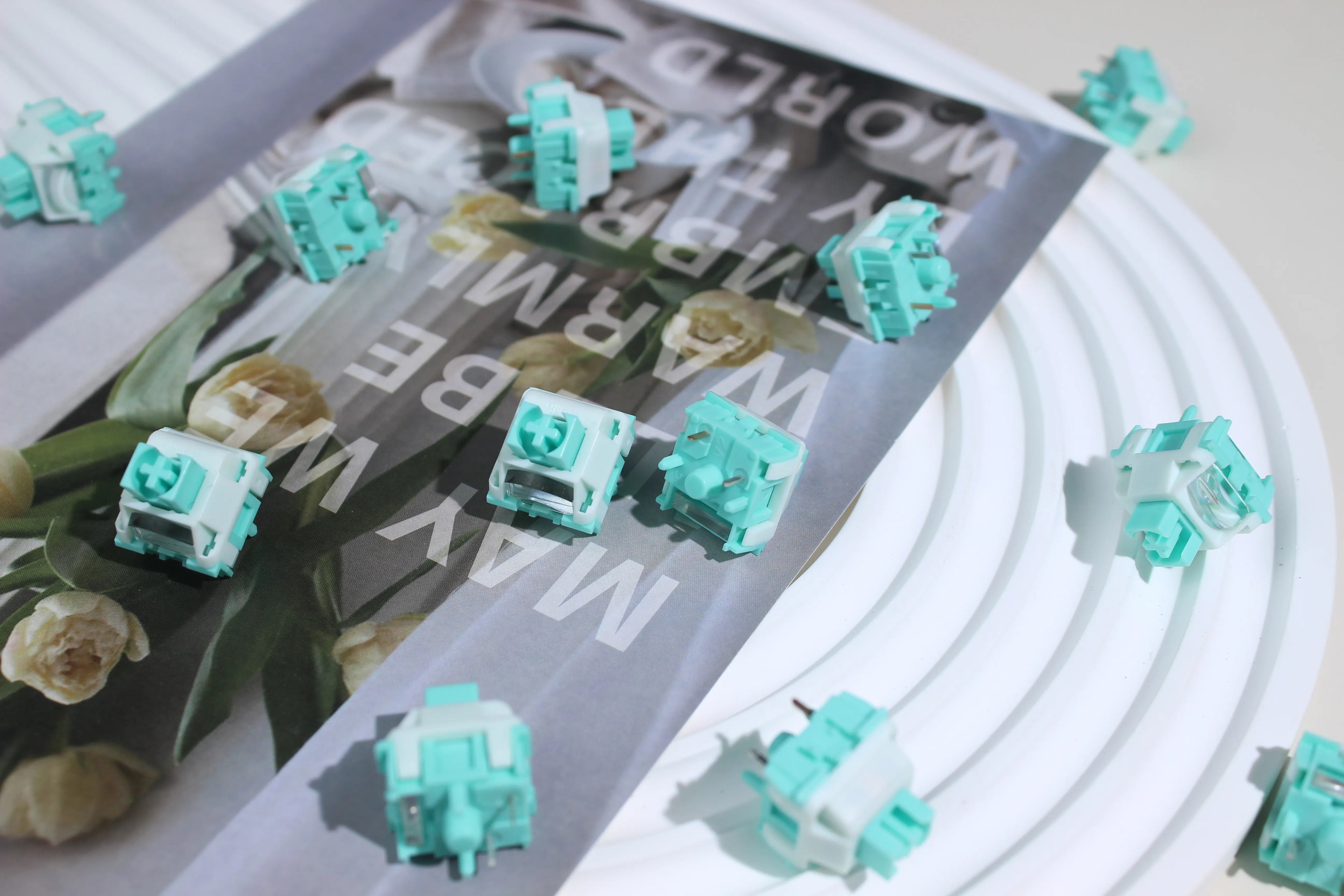 kailh クールミント v2 リニアスイッチ FL-Esports OG87 レトロキーボードスイッチ