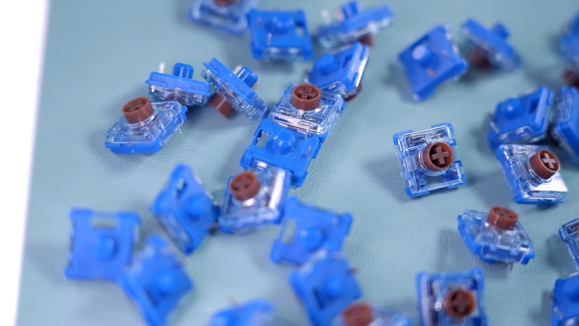 Kailh Choc V2 Low Profile Silent Tactile Switch Deep Sea Silent Mini Low-Profile Switches