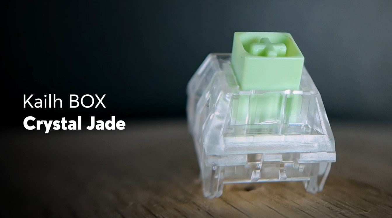Kailh BOX Crystal Jade Clicky Switches