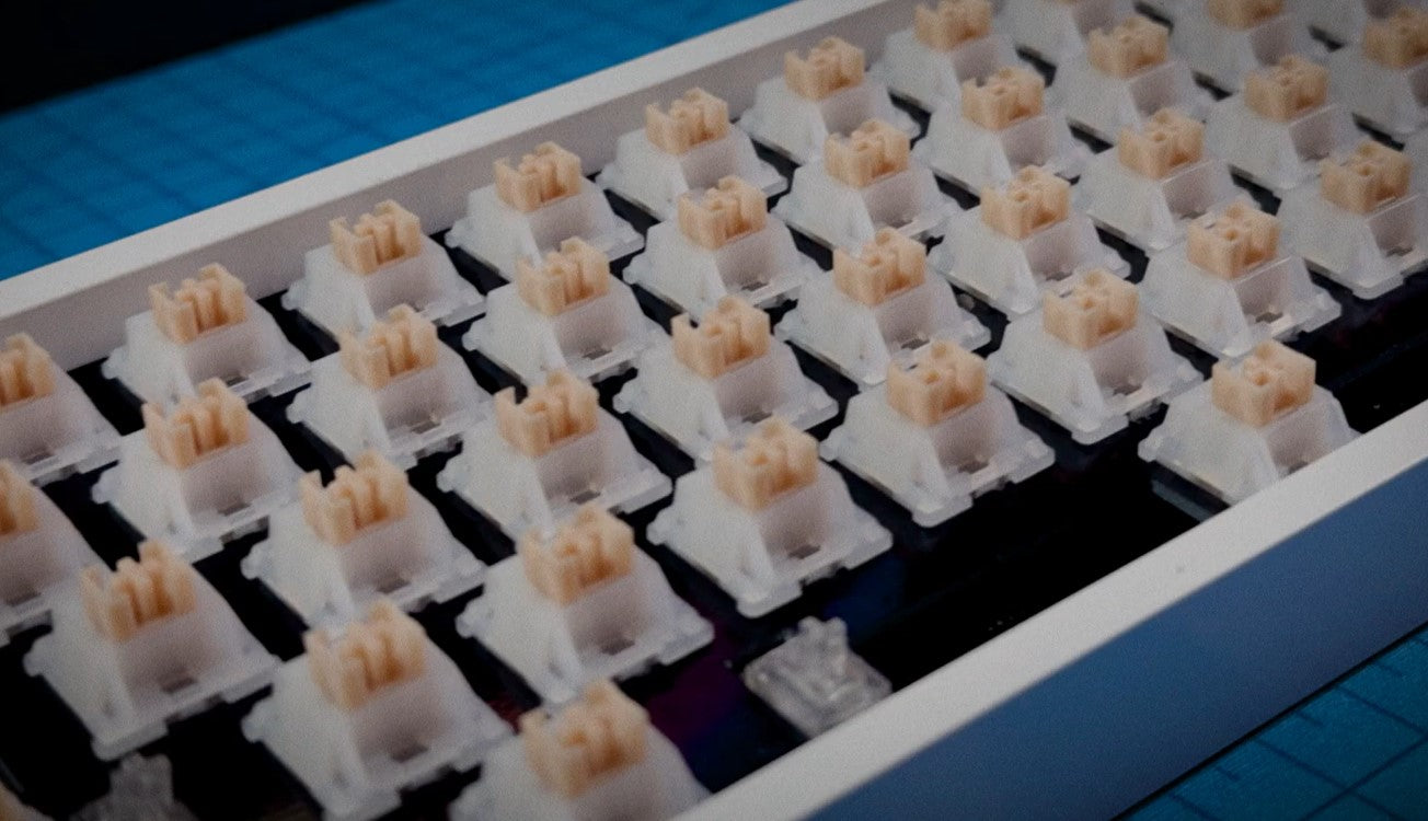Outemu Silent Yellow Jade Prominent Tactile Switches