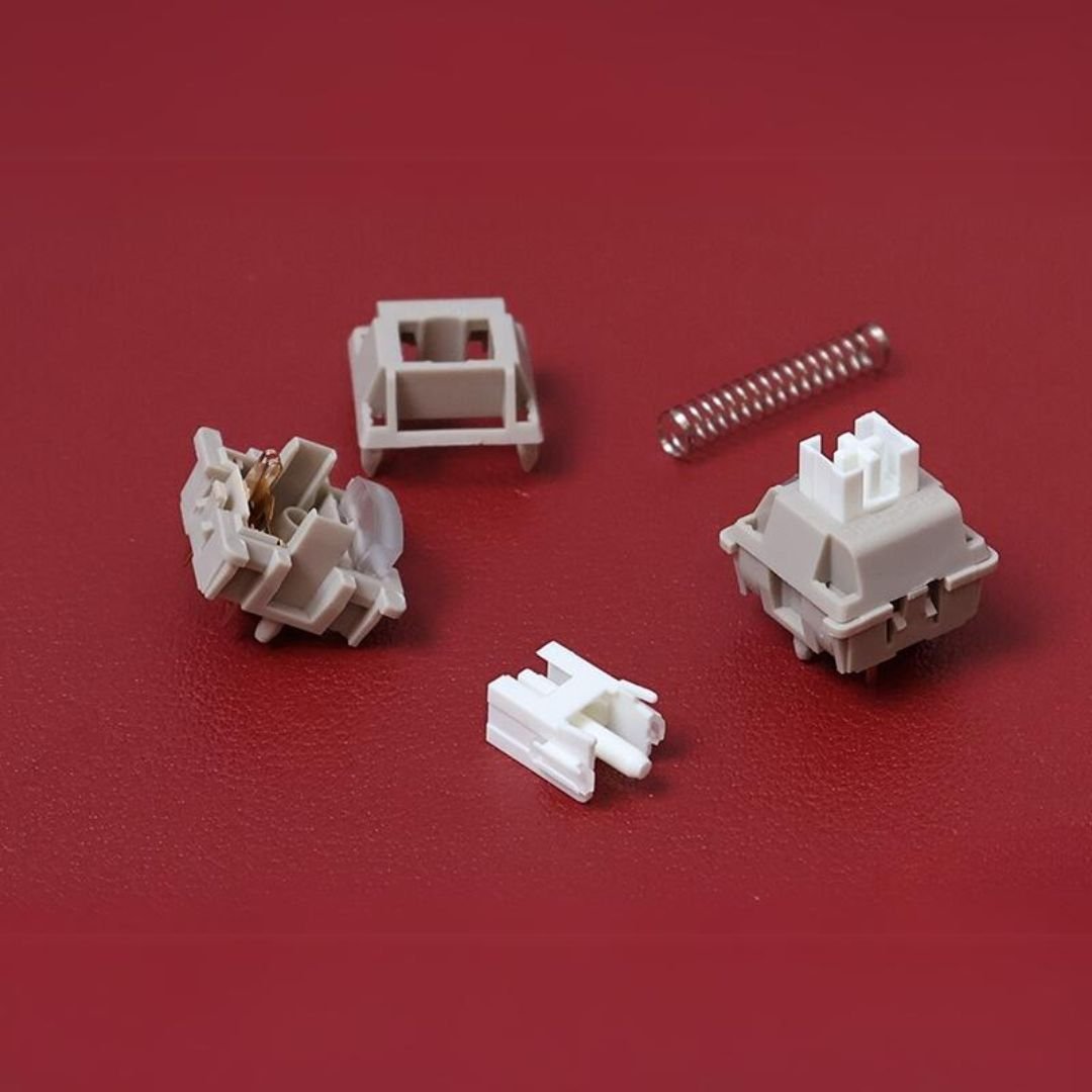 FL.cmmk Silent Grey Snow Switch Linear 5Pin Mute Switchs for Mechanical keyboard - DIYKEY