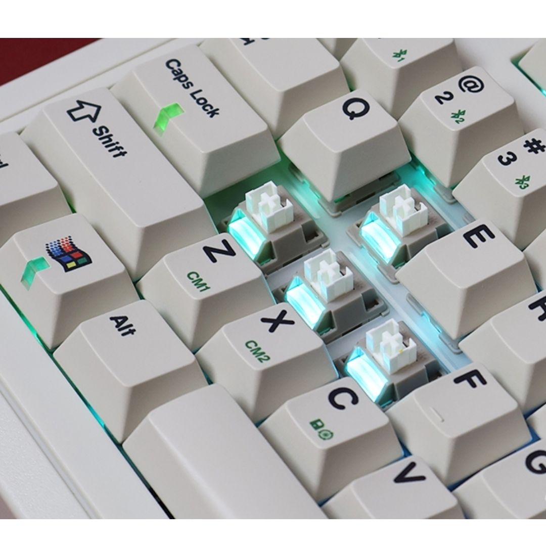 FL·ESPORTS Silent Grey Snow Switch Linear 5Pin Mute Switchs for Mechanical keyboard Secondary image
