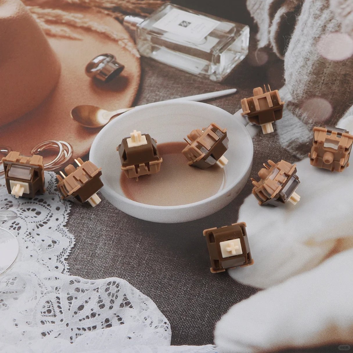 Huano Caramel Latte V2 Linear Switch - DIYKEY