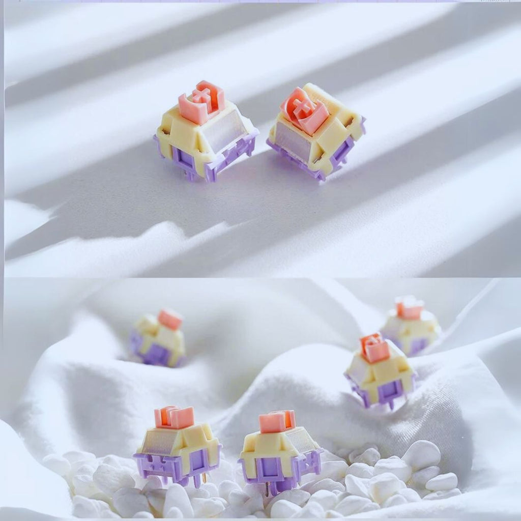 Kailh * Ainbell Belle Custom Switch Light Linear Typing Switch, Smooth with Light Guide - DIYKEY