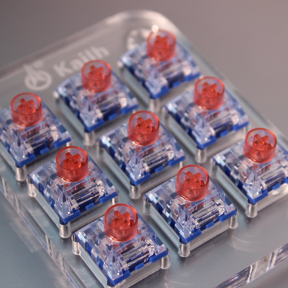 Kailh Deep Sea PRO 37G 핑크 아일릿 무소음 기계식 선형 스위치 서브 이미지