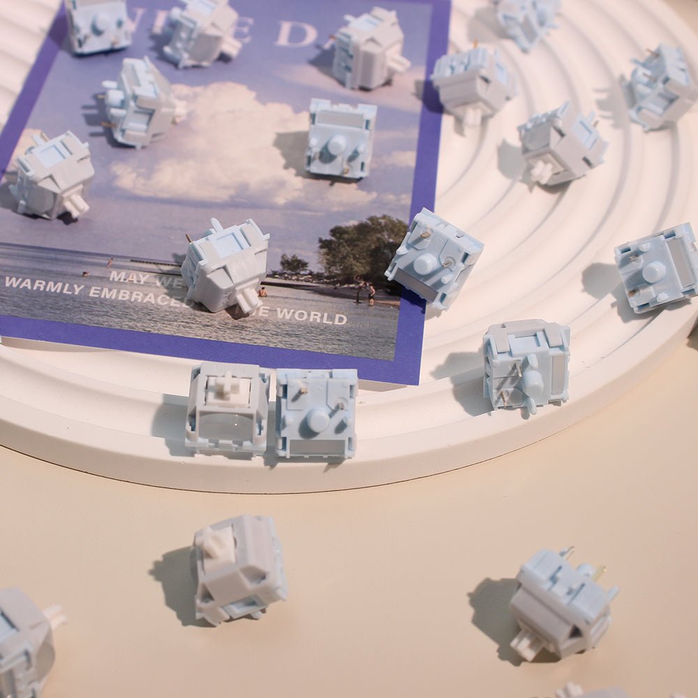 kailh Speed Gaming Switches Linear Switch Blue Butterfly Switch - DIYKEY