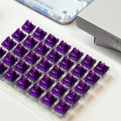 TTC Flaming Purple Linear Switch V2 42G gaming and typing keyboard switches - DIYKEY